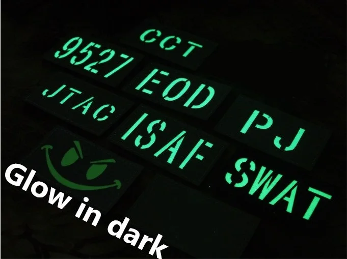 Светящийся в темноте боевой EOD ISAF JTAC патч PJ параспасательный джемпер