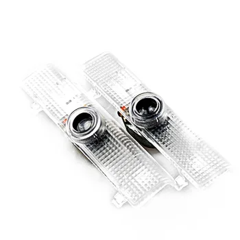 

1 Pair Courtesy Light Crystal LED Door Step Welcome Light Shadow Logo Compatible for Nissan Car Styling