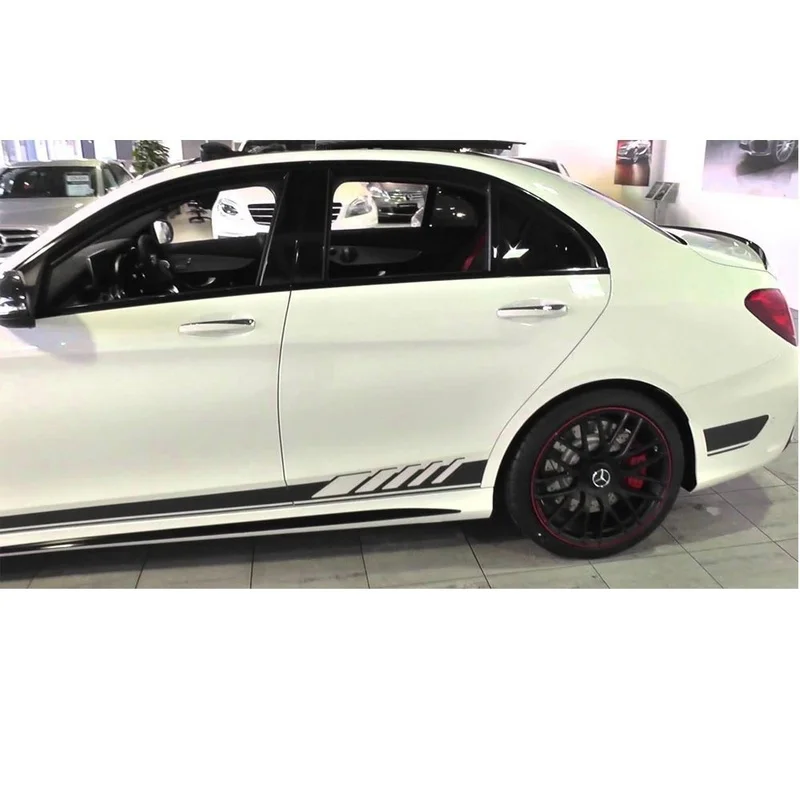 1 Pair of AMG Small Aluminum Alloy Emblem Sticker Badge a45 c63 Sports Motors 3