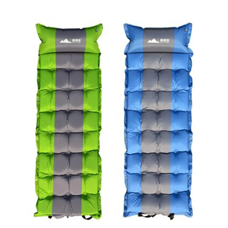 Thick automatic inflatable dampproof camping mat o...