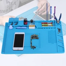 Теплоизоляция BGA силиконовые пайки коврик тепловые пушки Ремонт паяльная станция технического обслуживания платформы стол коврик 45x30 см