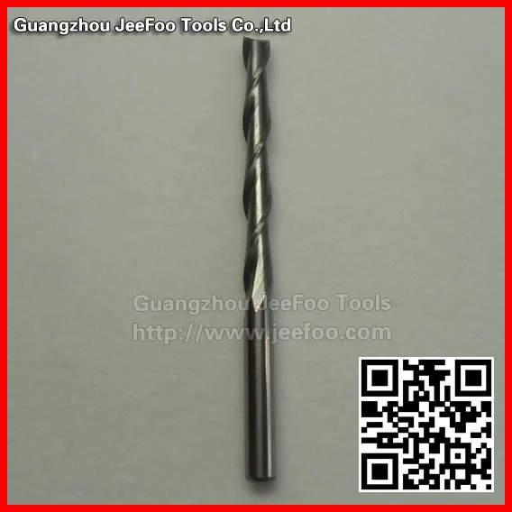 

4*35 mm 2 Double Flutes Spiral With Blade carbide Milling Cutter CNC End Mill Router Bit