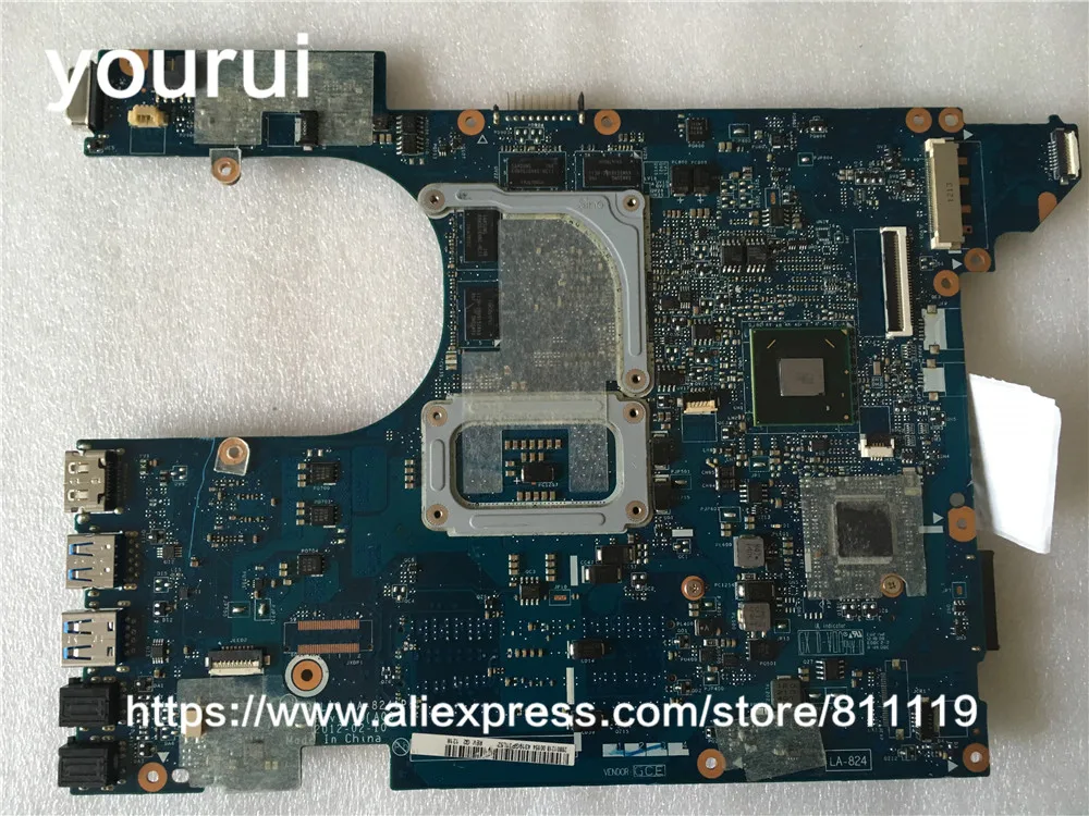 Материнская плата 4P57C 04P57C материнская QCL00 7520 для Dell Inspiron 15R 7730 Вт/HD м|Адаптеры AC/DC| |
