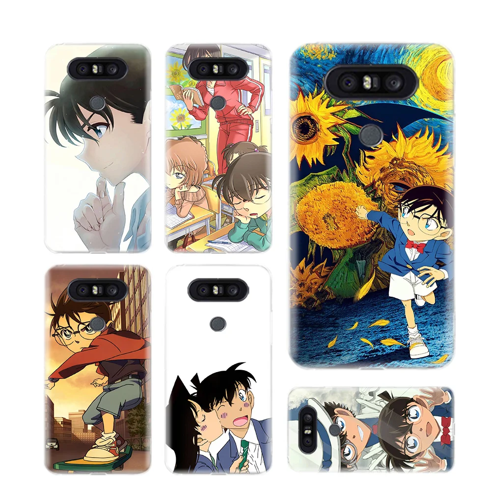 

Anime Detective Conan Phone Cases For LG V40 G6 G7 Q6 Q8 Q7 G5 G4 V30 V20 V10 K8 K10 2018 2017 Covers Coque Shell