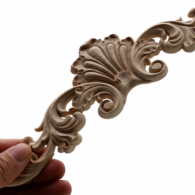 Floral Wood Carved Applique 5