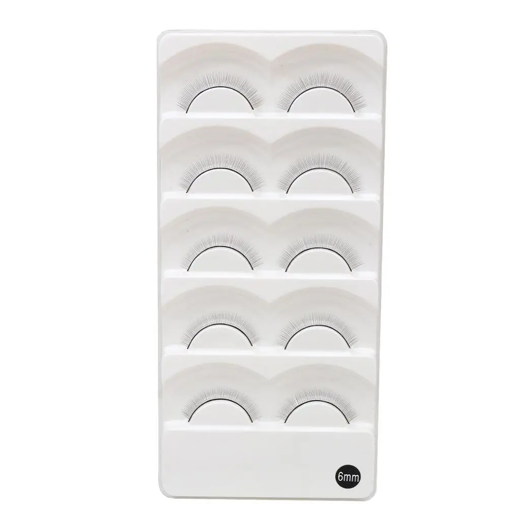 

BLACK PRINCE 5 Pairs/Set False Eyelashes Handmade Training Lashes For Beginners Eyelash Extensions Beauty Salon Student Practice