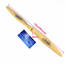 Modèle de vol CW hélice en bois Beechwood Prop pour avion électrique RC 15X8 16X8