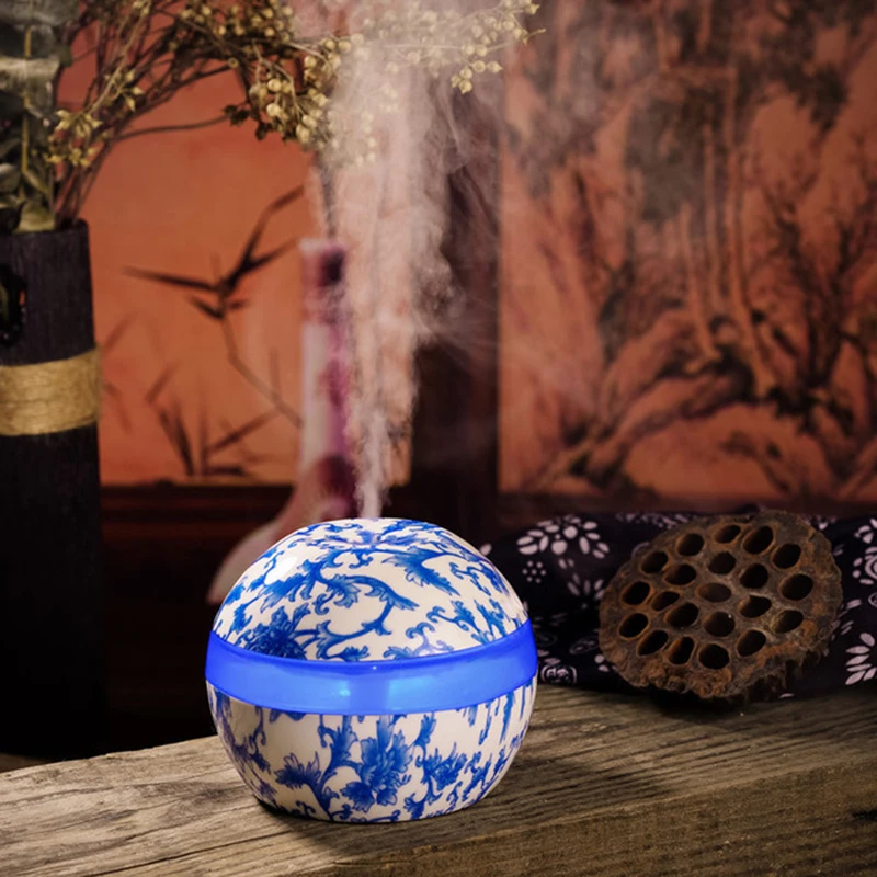 

Home Essential Oil Diffuser USB Air Humidifier 300ML Car Air Purifier Electric Cool Mist Maker Aroma Atomizer With Night Lights