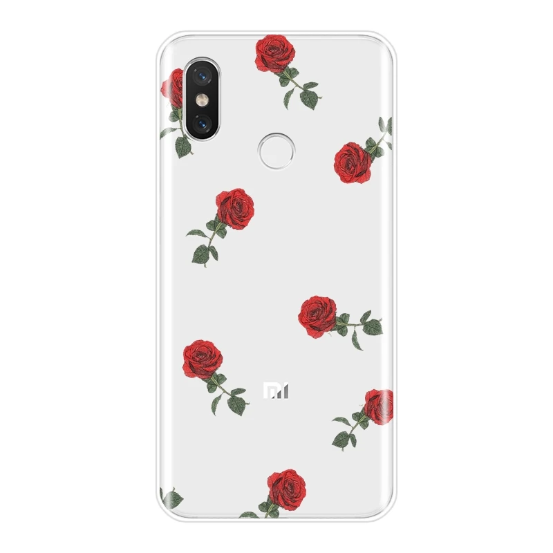 Мягкий силиконовый чехол для телефона Xiaomi Mi 5 5C 5S 5X 6 6X Plus модная задняя крышка с