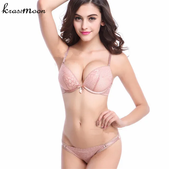 New Canada Top Brand Beautiful Lace Underwear Women Bra Set Bra & brief