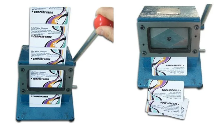 Сверхмощный 3,38*2,12 дюйма(86*54 мм) Круглый ручной резки бумажных карт ПВХ карточный перфоратор ручной пластиковой карты