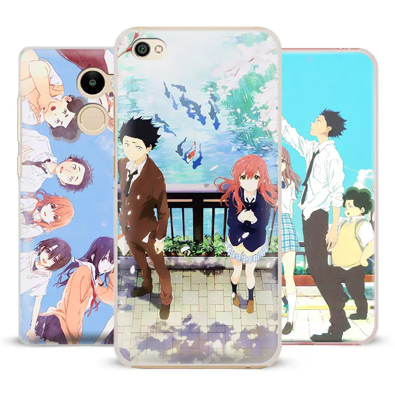 

The Shape of Voice A Silent Voice Phone Case Shell For Xiaomi Redmi Note 2 3 4 4X 5A Pro Mi 4 5 5S Plus 5X 6 MiA1 Minote 2 3
