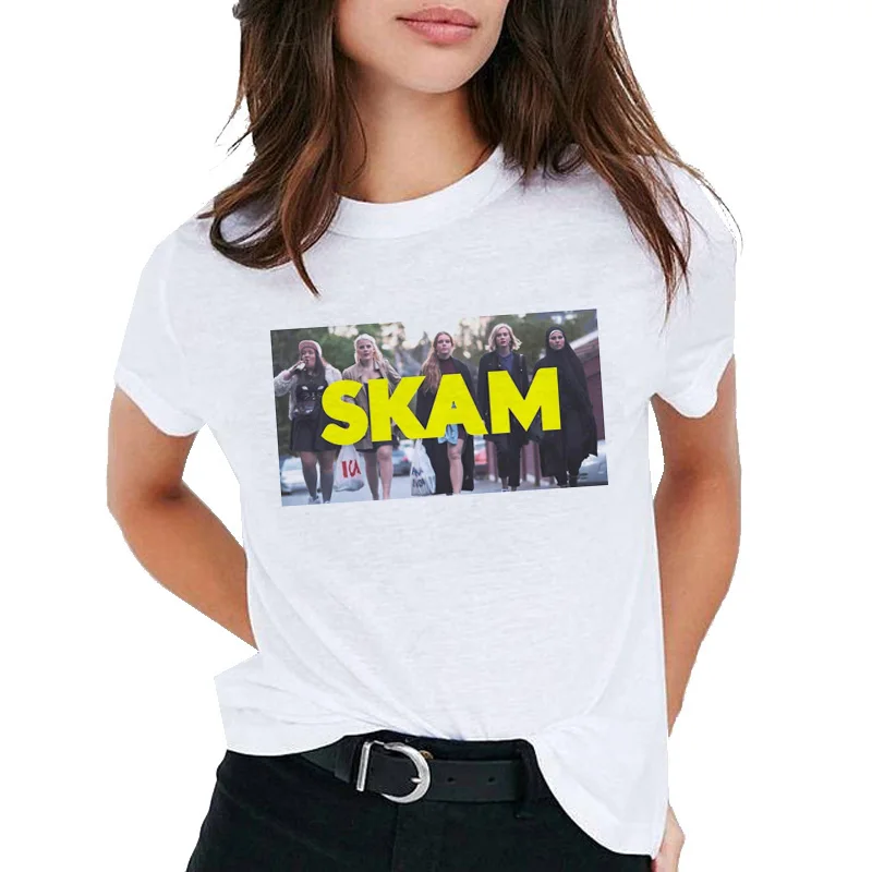 skam t shirt Casual women O-Neck top t-shirt summer tshirt graphic tee shirts alt er love harajuku fashion female harajuku - Цвет: 2119