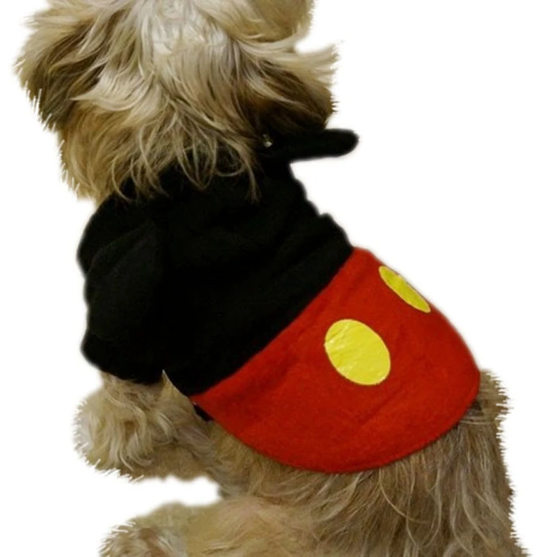 

Winter Cute Micky Mouse Costume Clothes Pets Jumpsuit Pet Clothes for Pets Dogs Halloween and Christmas Dog Costume