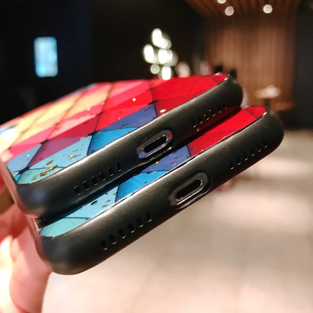Роскошный блестящий чехол для iPhone XS Max Case 8 8 Plus силиконовый держатель чехол для iPhone 6 6 S 7 XR Plus чехол Coque чехол для iPhone X