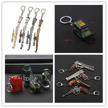 02 Новинка PUBG Косплей Костюм брелок Подвижный шлем рюкзак Pan сплав модель брелок самолет автомобиль пуля взрывной Мини кулон