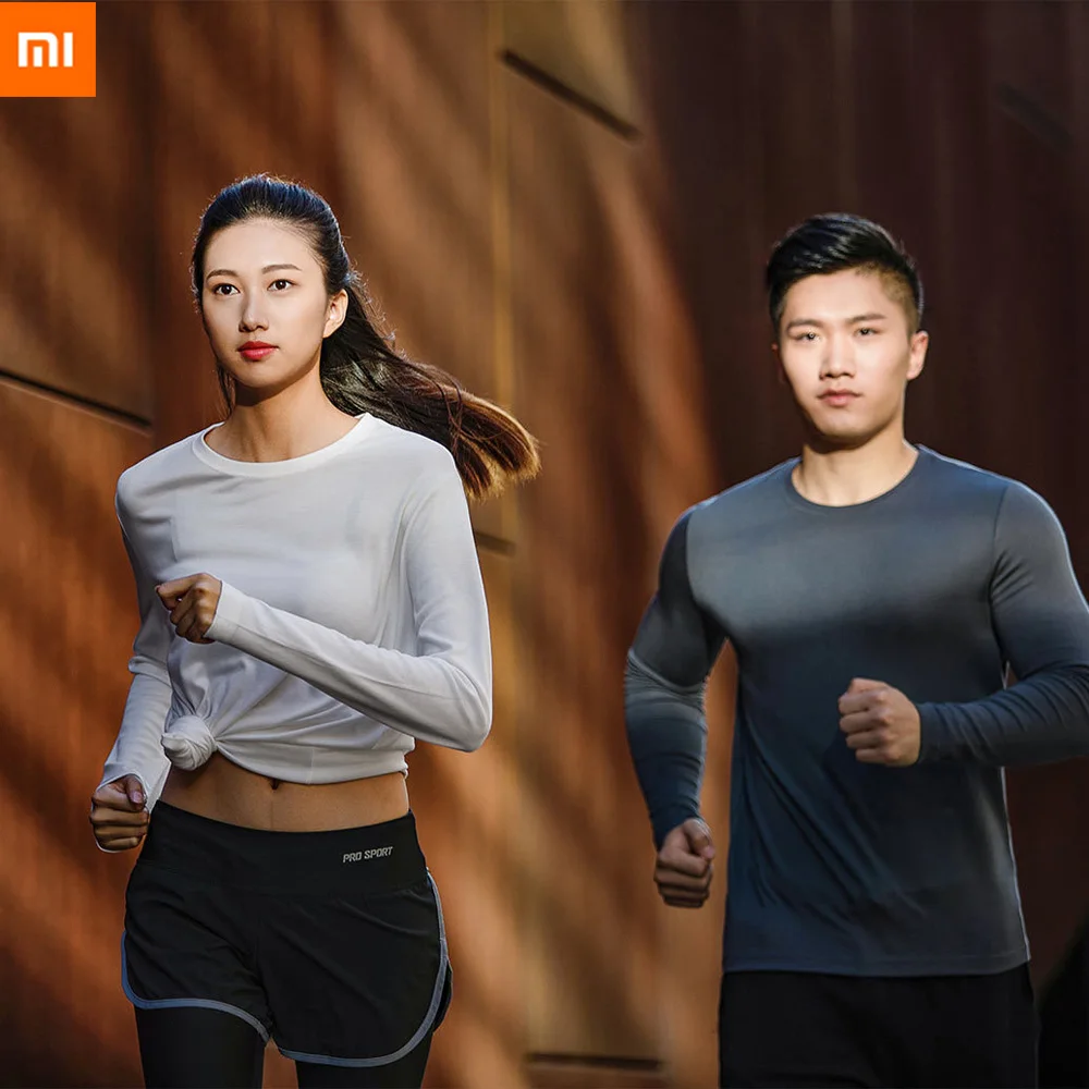 

Xiaomi 90 Unisex Women Men Round Neck Long SleeveBottoming Shirt Stretchable Breathable Undershirts Christmas Gift Smart Home