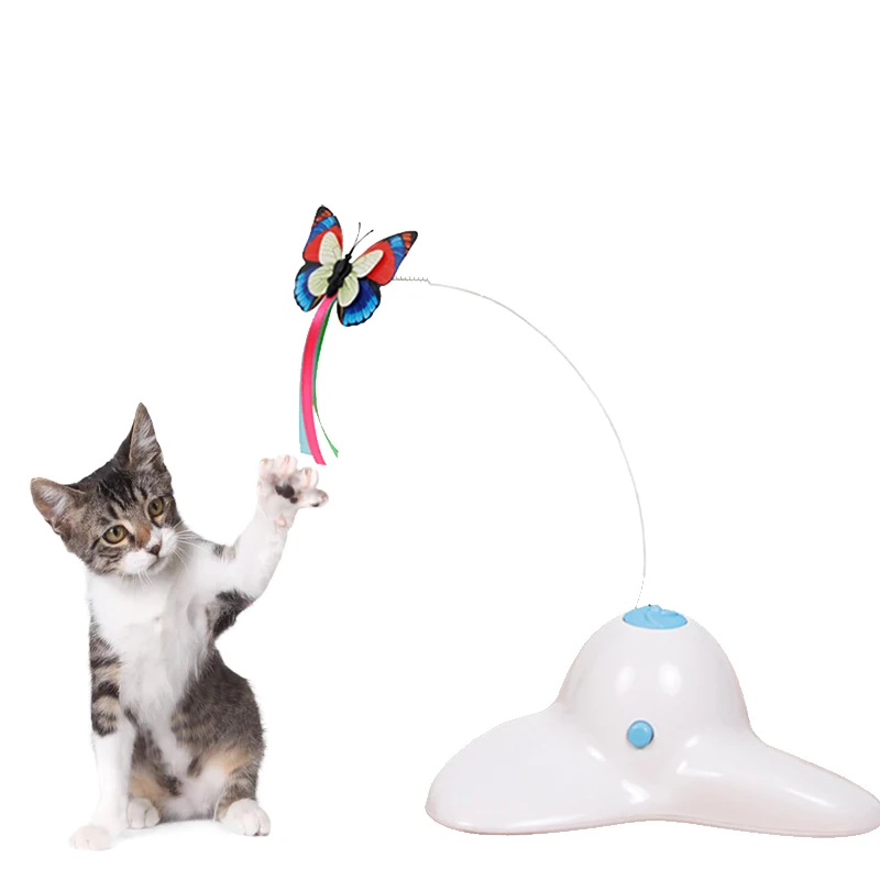 battery operated butterfly cat toy