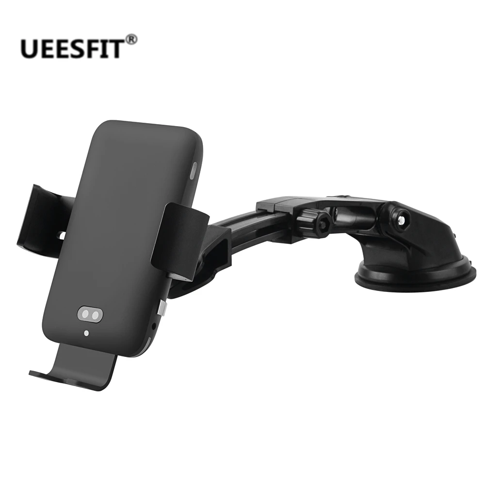 

C12 wireless charger car special car bracket charger Bluetooth wireless stand charger for Iphone X 8 7 Samsung fast charging