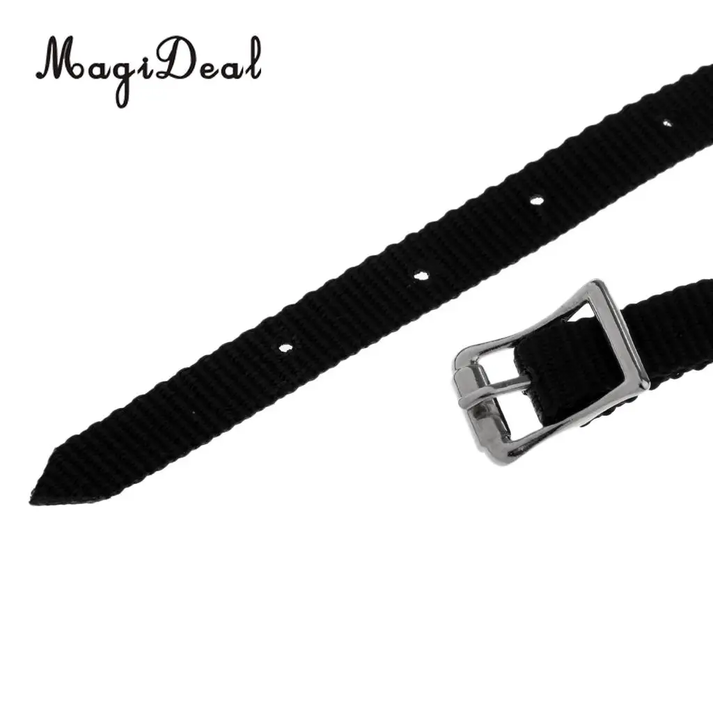 MagiDeal 4 pcs Thickened Weaved English Spurs Straps Horse Riding Equestrian