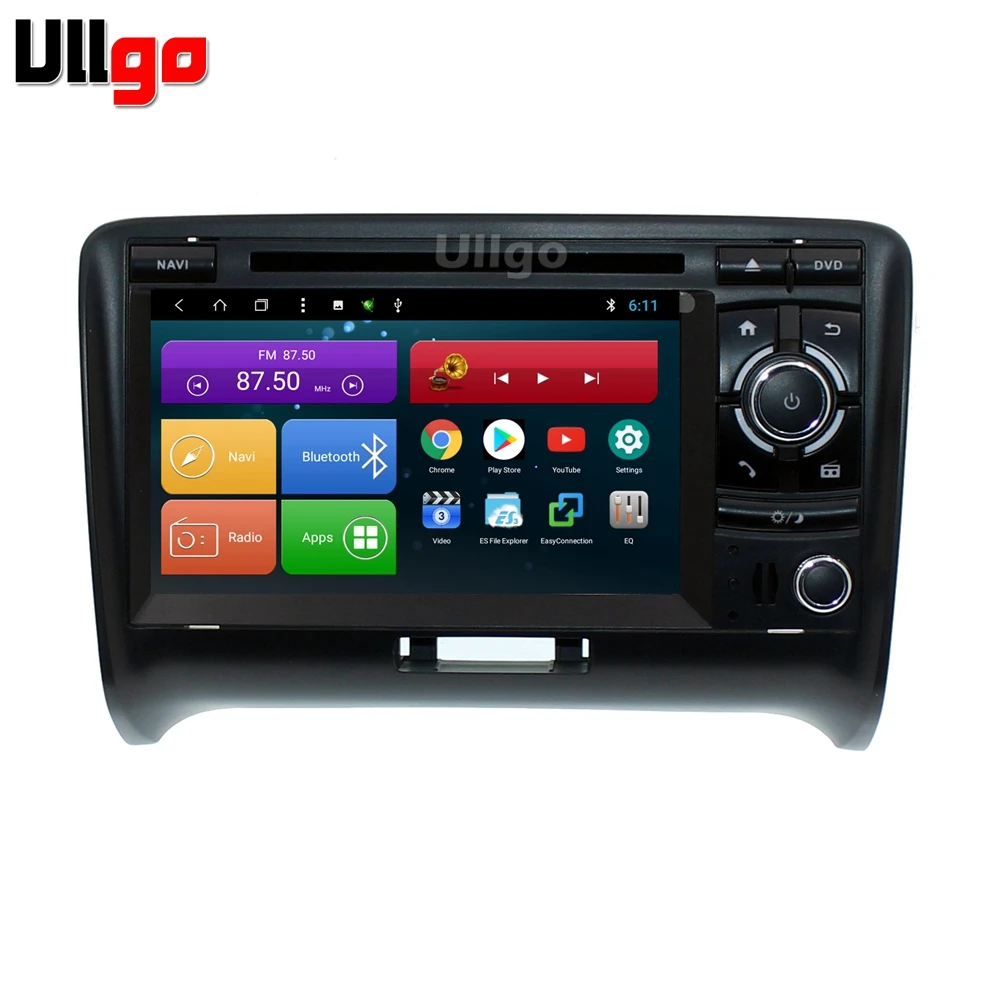 Excellent 7 inch Octa Core Android 8.1 Car DVD GPS for Audi TT MK2 8J 2006-2012 Autoradio GPS Car Head Unit with BT RDS WIFI Mirror-Link 0