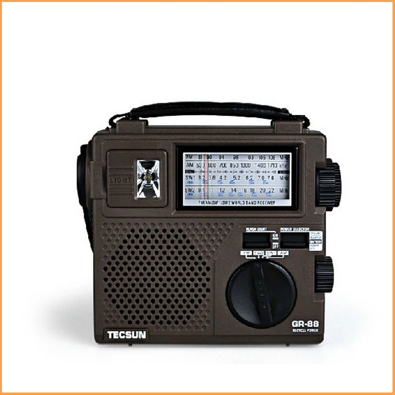 2016 new Best TECSUN GREEN 88 Radio FM / AM / SW Emergency Multiband