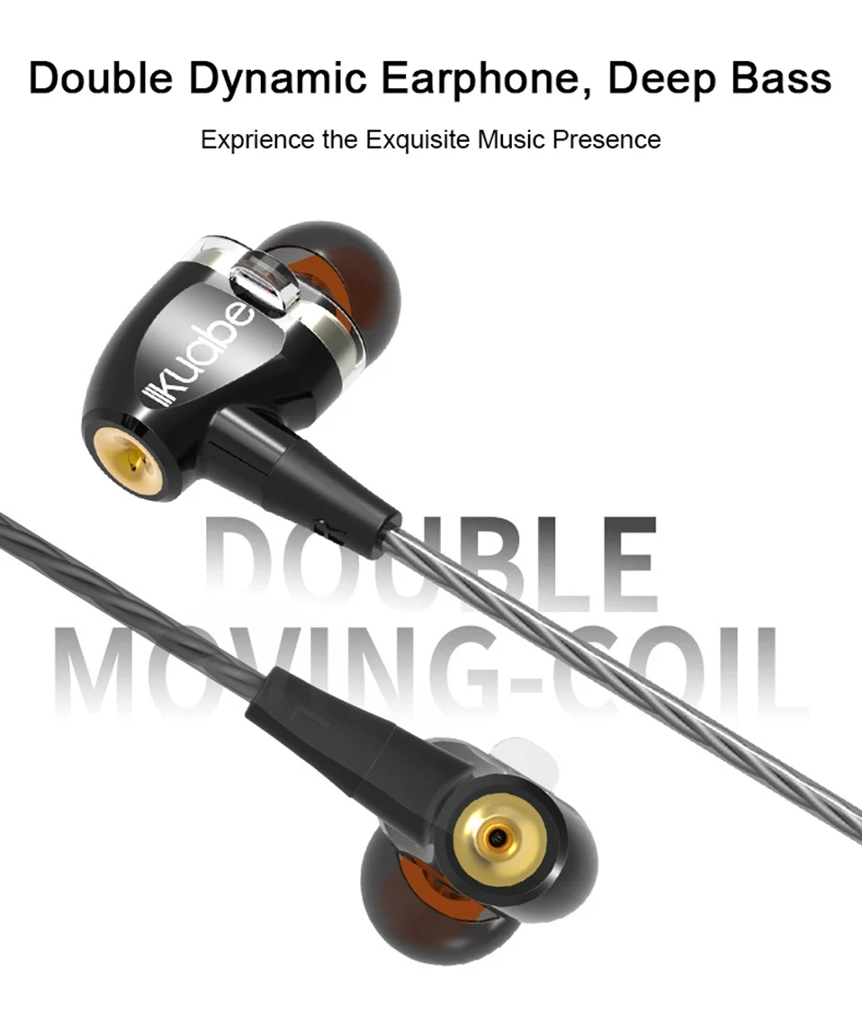 In Ear Headphones Wired With Microphone Noise Cancelling Music Earpieces Sports Earbuds Earphone Gaming Headset Stereo Earphones (1)