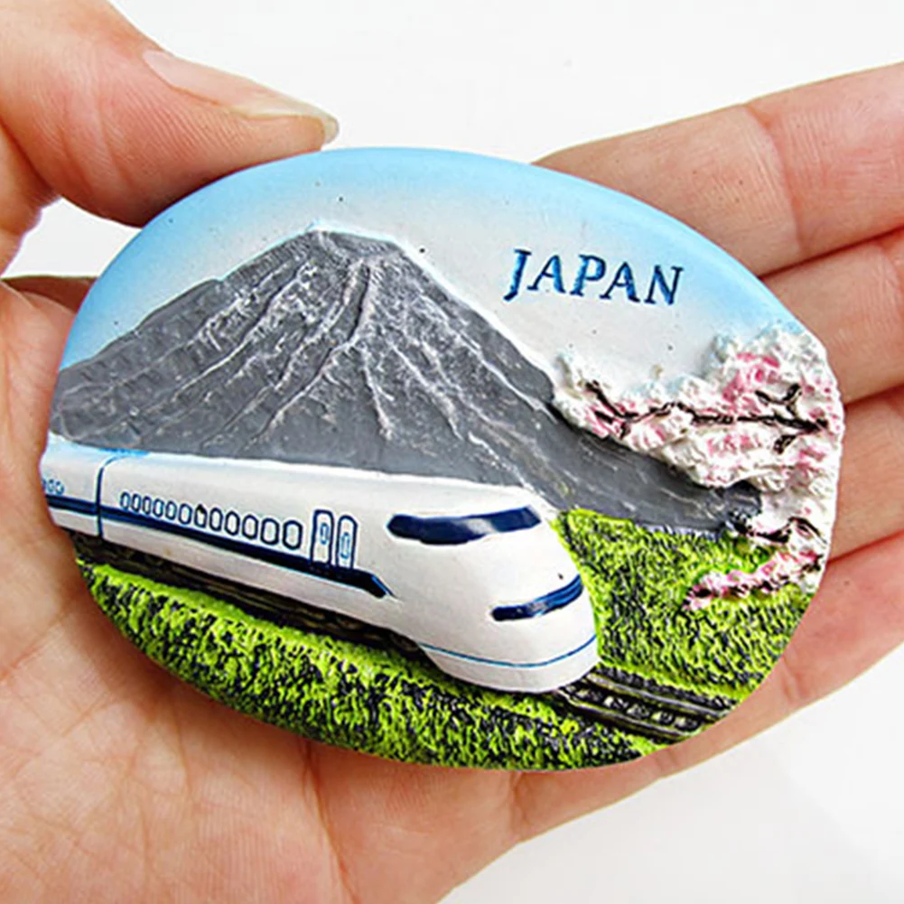 

9 patterns Beauty Resin 3D Fridge Magnet Stick on refrigerator San Francisco London Japan Greece Sydney Bali Souvenir