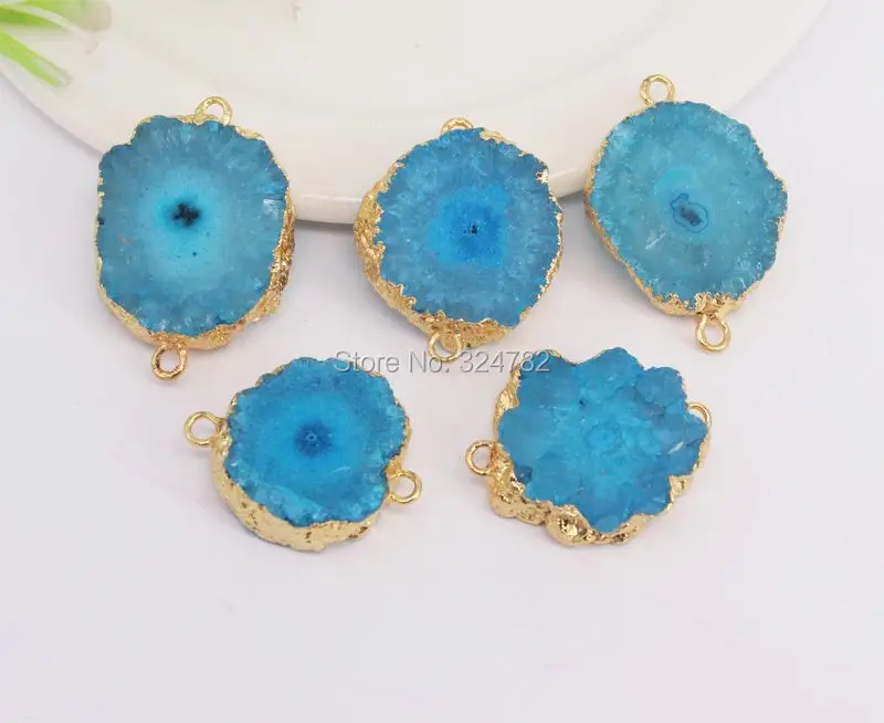 5 шт. бусины в форме синего подсолнуха маленького размера|flower shaped beads|shaped beadsstone for