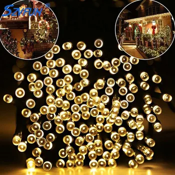 

12M 100LEDs Garden Solar Light 2 Mode Led String Lights Solar Lamp Outdoor Lighting Waterproof LED Garland Christmas Decorations