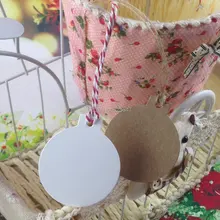 Белая бумажная бирка пустая бумага неразмеченная карта ручные ярлыки