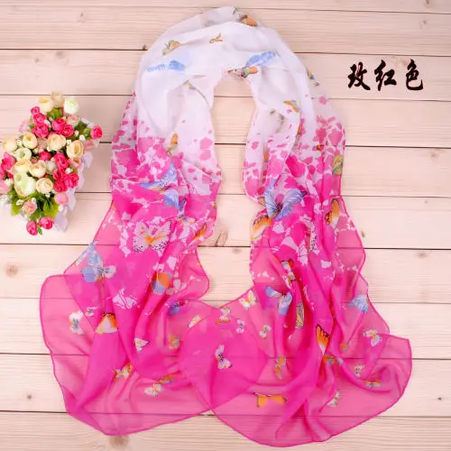 2016 new fashion style butterfly Scarves women's scarf long shawl