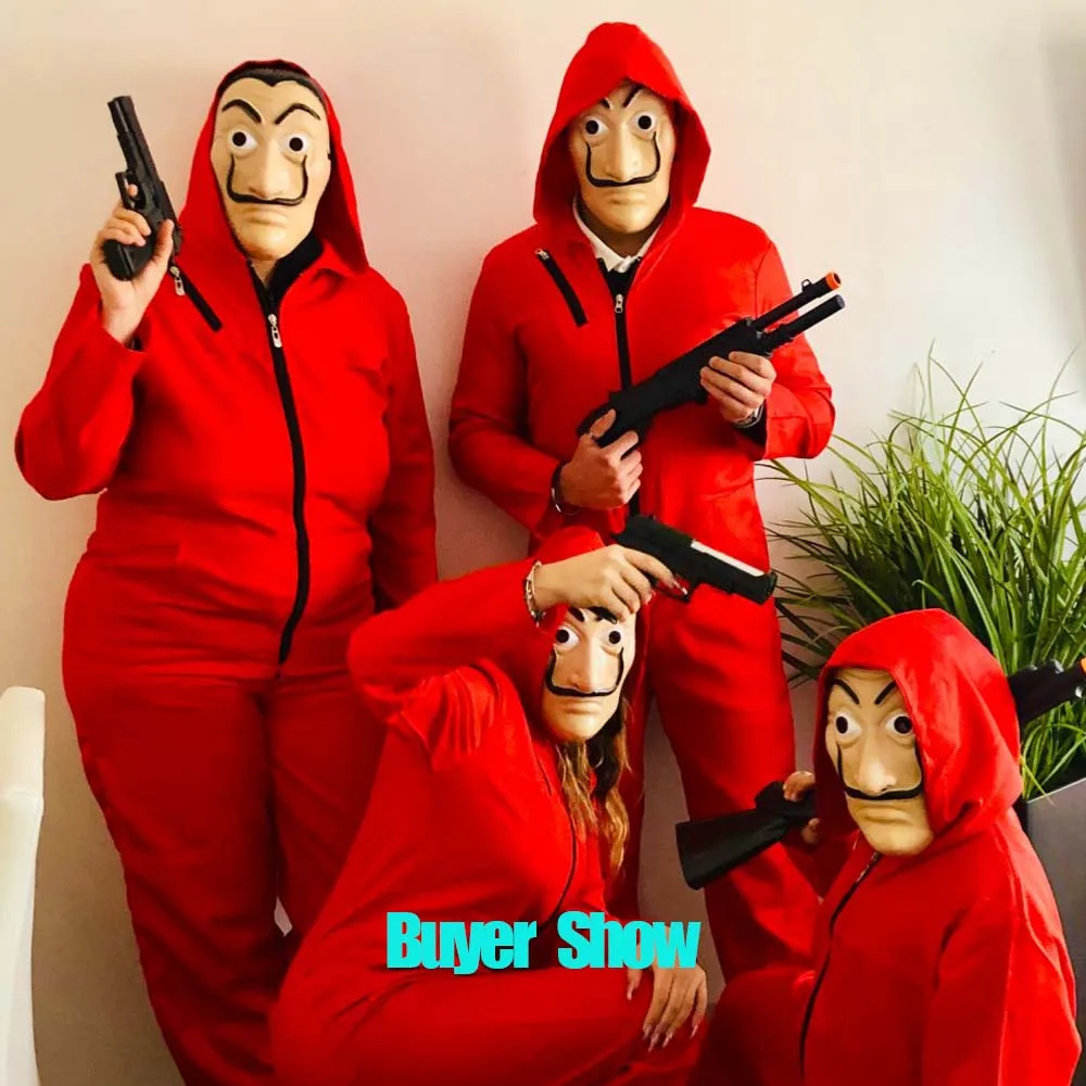 Костюм из сериала бумажный дом костюм Сальвадора Дали для косплея и вечеринки на