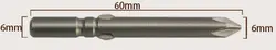 Бесплатная доставка, 802 MagneticScrewdriver бит быстрый-релиз 60 мм шестигранным хвостовиком инструменты держатель инструмент Hex биты комплект PH1