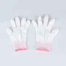 REBUNE антистатические перчатки Антистатический ESD электронные рабочие перчатки с полиуретановым покрытием ладони покрытием палец PC противоскользящие для палец Protectio