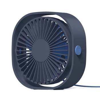 

Hot TOD-Mini Usb Fan Silent Creative Home Office Desktop Cool Fan With 5-Vane Blades Blower Fan Third Gear