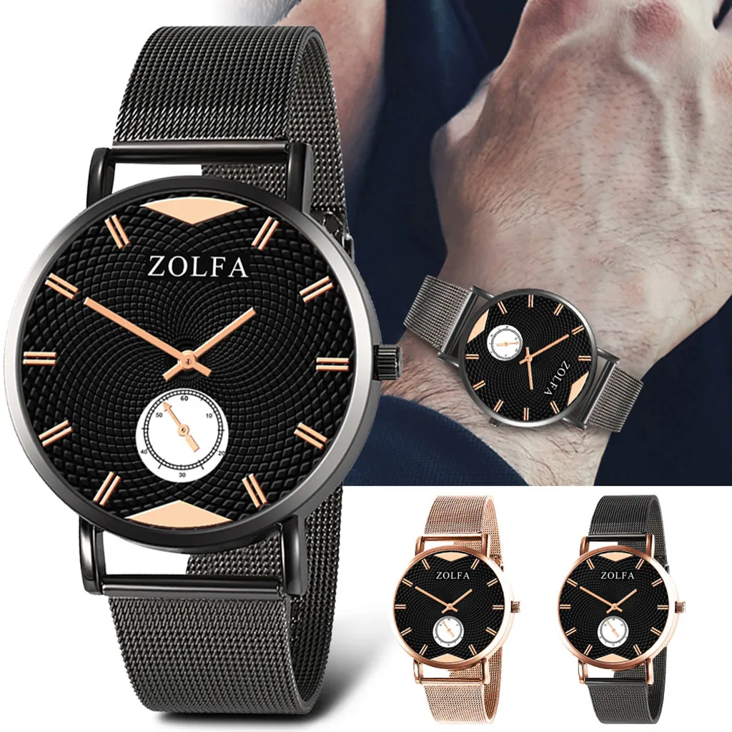 Zerotime # H5 2019 Роскошные часы кварцевые часы с циферблатом из нержавеющей стали повседневные часы с браслетом оптом Бесплатная доставка