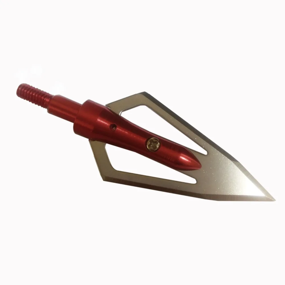 

Was the two blades Broadheads 100 grain Hunting Arrowhead Tips for Compound bow Archery 12pack
