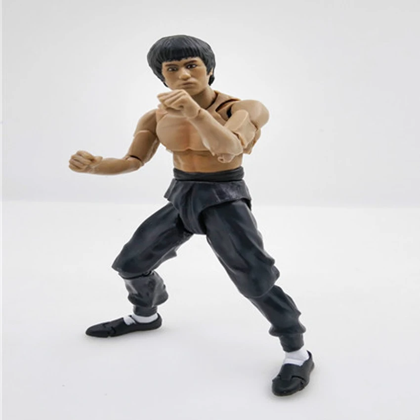 

Haocaitoy SHF S.H.Figuarts Comics Anime Bruce Lee Souvenir PVC 15CM Collective Action Figure Model Toys For Gift