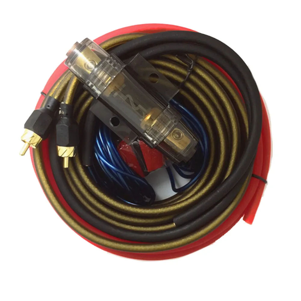Audio Wire Cable Kit Subwoofer Amplifier Speaker Installation 8GA Car