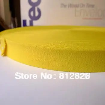 

50 Yards 1" 25mm Yellow Elastic Tape For Underwear