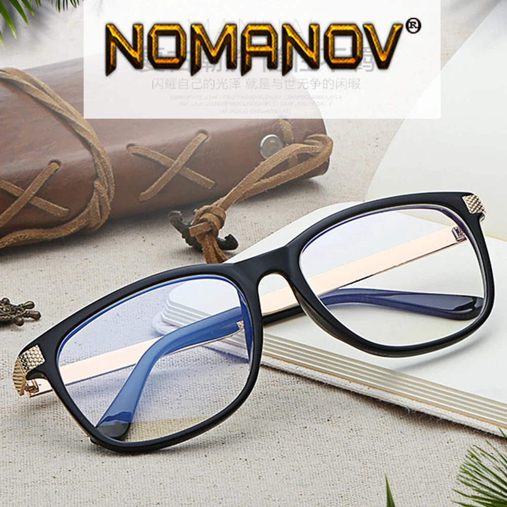 

Large Retro Square Ladies Alloy Leg Optical Frame Custom Made Prescription Glasses Photochromic Grey / Brown Myopia Near-sighted