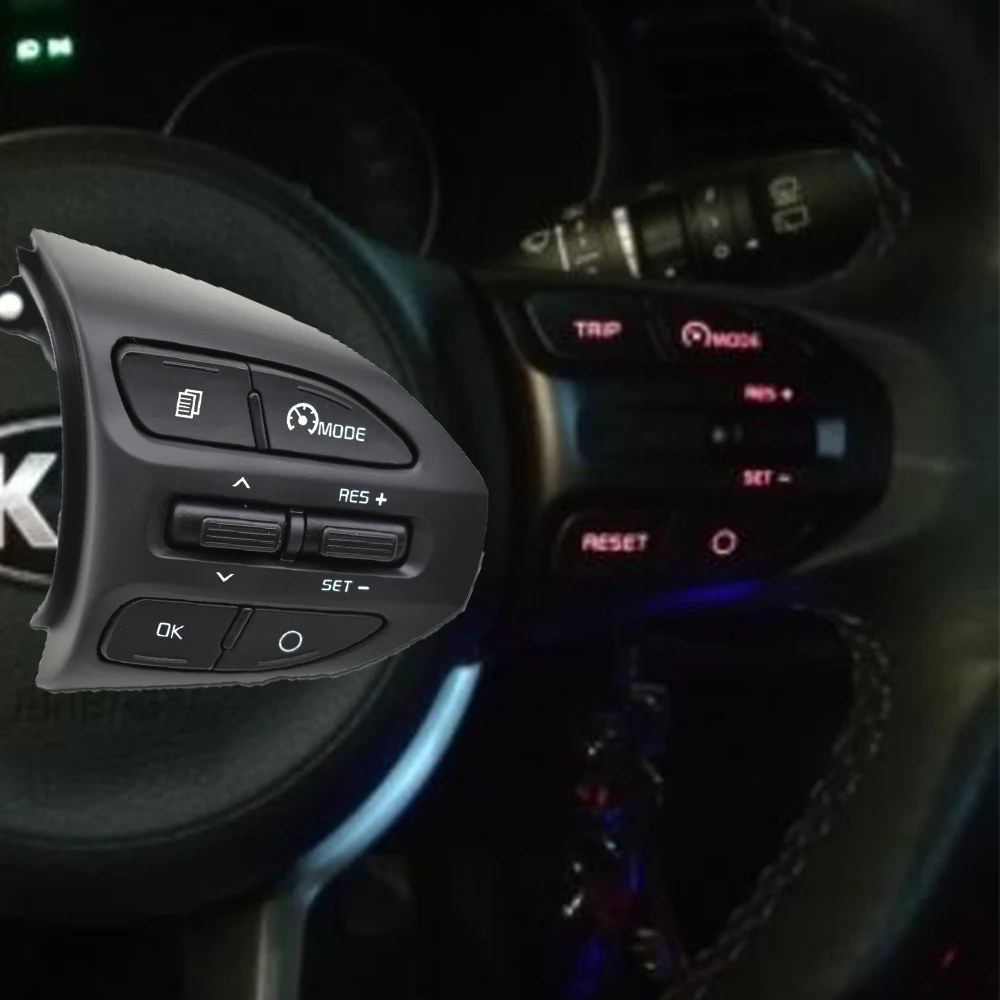 Кнопка рулевого колеса для KIA K2 RIO RIO X кнопки линии Bluetooth телефон круиз контроль громкости