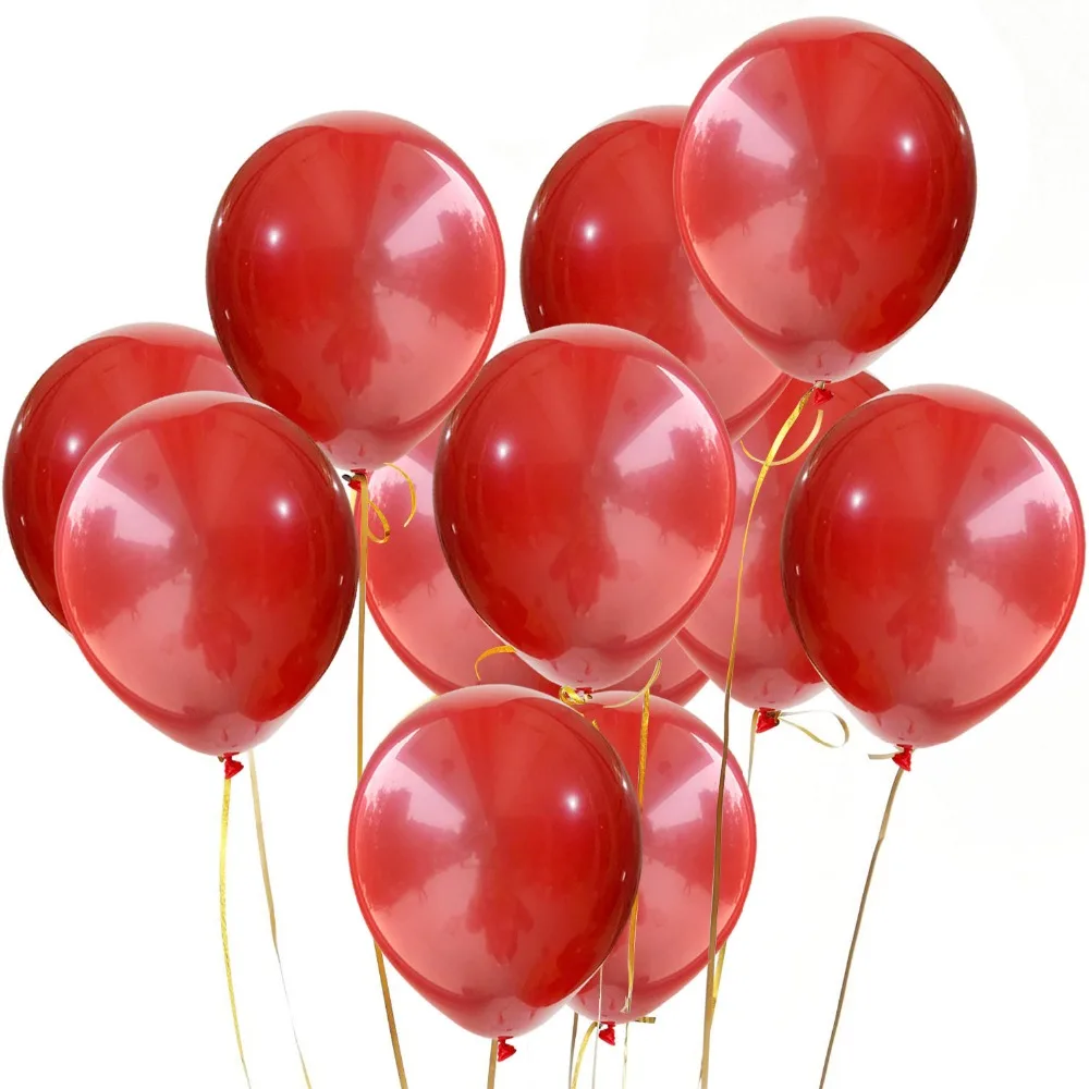 12 дюймов матовый рубиновый шар День рождения свадебное украшение