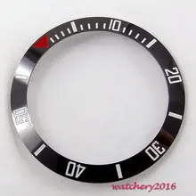 38 мм parnis черный керамический RLX БЕЗЕЛЬ для наручных часов вставка для Rlx GMT мастер автоматический часовой механизм запасные части