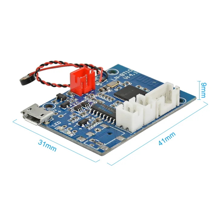 Aiyima 5Wx2 стерео 4,1 усилитель звука Bluetooth плата PAM8406 Amplificador Bluetooth приемник плата громкой связи