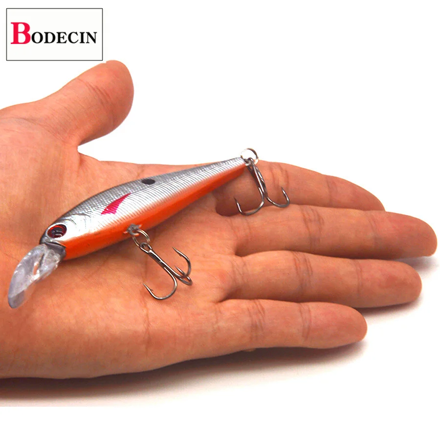 4PCS Minnow Sea Hard Artificial Lures Jerkbait Peche Wobblers For Fishing Bait With Hooks Lot Pike Trolling Swimbaits Fake Baits (9)