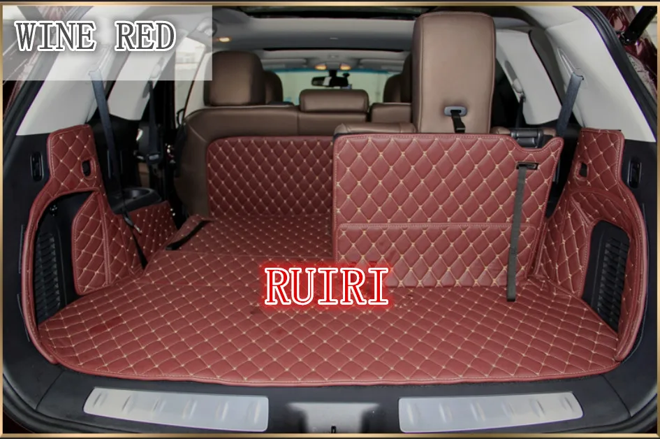 Top Quality Full Set Car Trunk Mats For Nissan Pathfinder R52 7