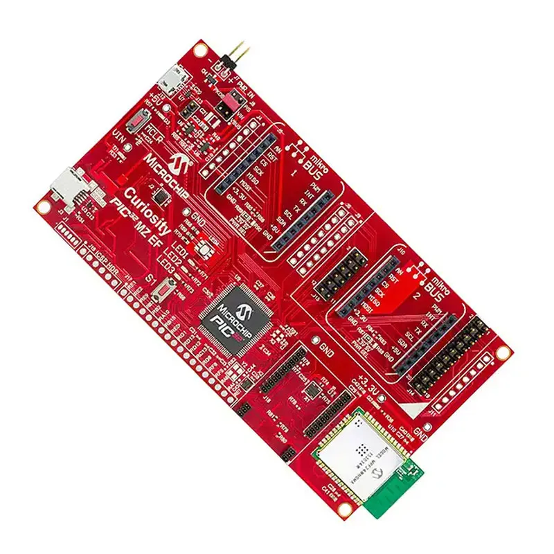 

1 pcs x DM320104 MRF24WN0MA, PIC32MZ2048EFM100 PIC32MZEF Curiosity PIC MIPS32 M-Class MCU 32-Bit Embedded Evaluation Board
