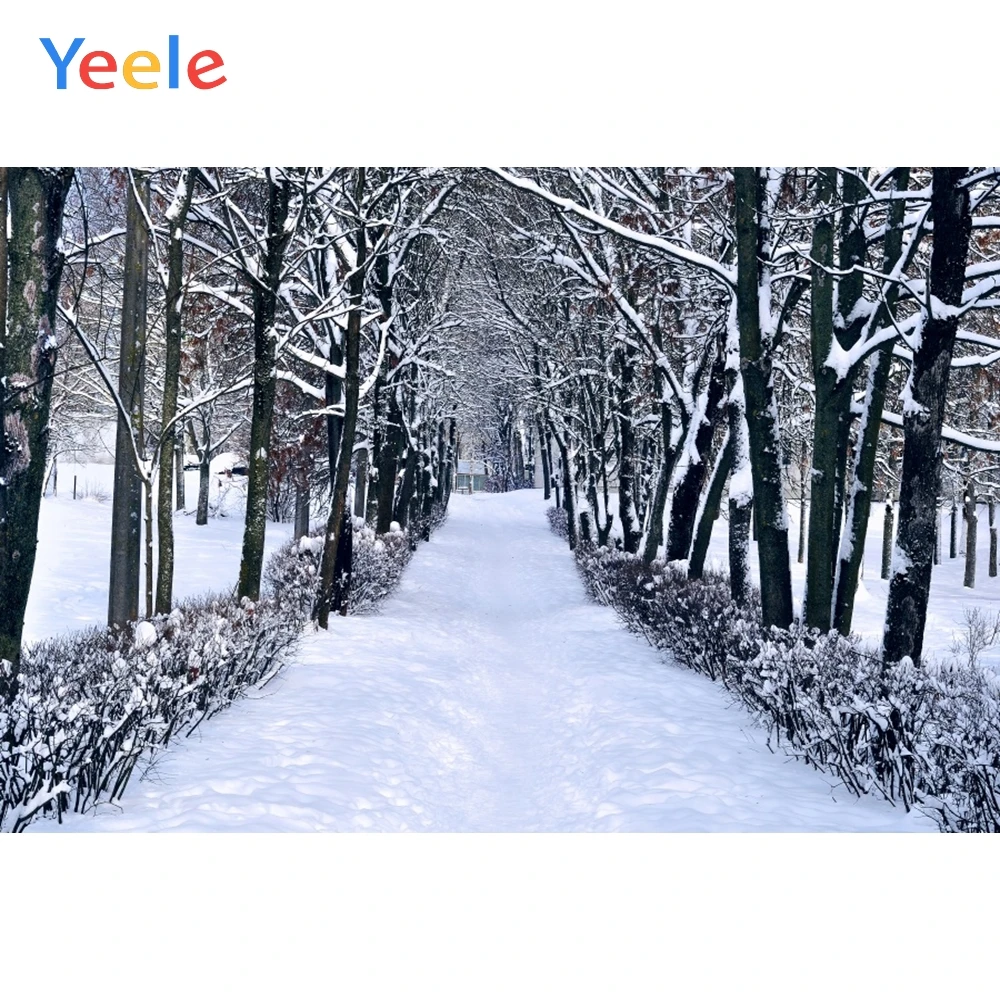 

Yeele Winter Landscape Photocall Snow Room Decor Photography Backdrops Personalized Photographic Backgrounds For Photo Studio